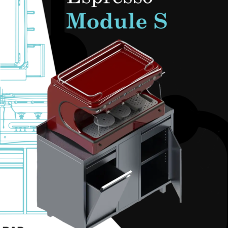 Espresso Module S – the perfect stainless steel cocktail station for your café. Ergonomic, durable, and built for top performance!